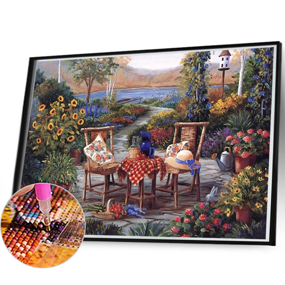 Quiet Time - Full Round AB Drill Diamond Painting 60*40CM