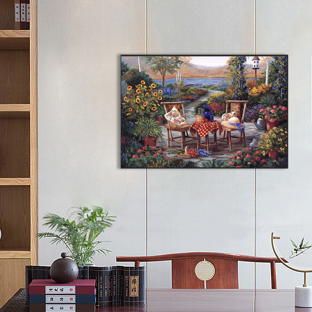Quiet Time - Full Round AB Drill Diamond Painting 60*40CM