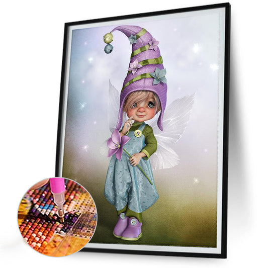 Elf Doll - Full Round Drill Diamond Painting 30*40CM