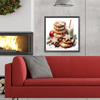Cookie Milk - Full Round Drill Diamond Painting 30*30CM