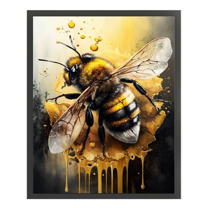 Bee - 11CT Stamped Cross Stitch 40*50CM