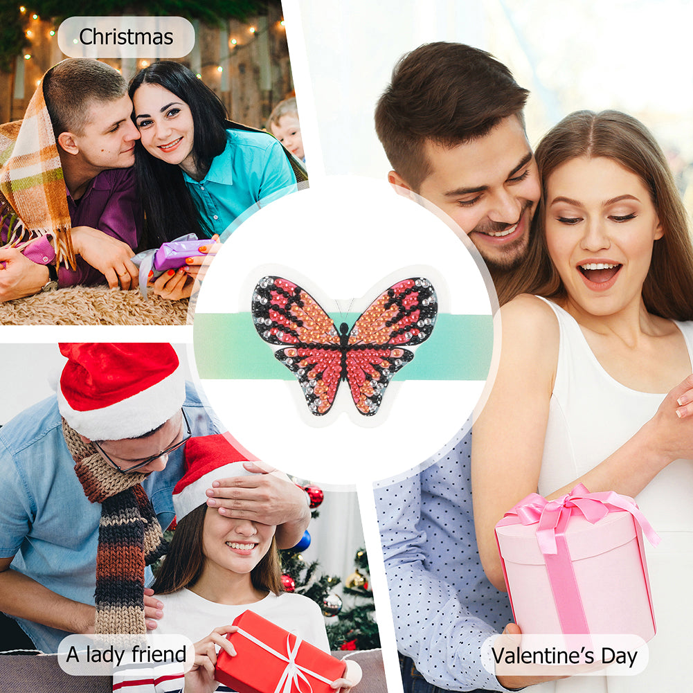 Butterfly Diamond Painting Wristbands Diamond Painting Bracelet for Kids (#6)