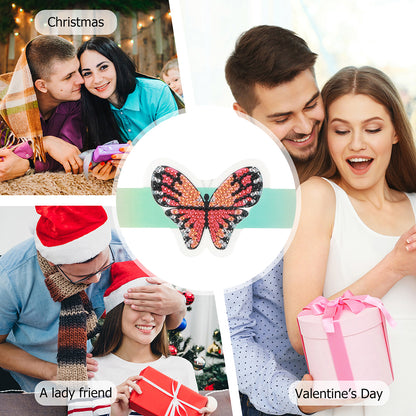 Butterfly Diamond Painting Wristbands Diamond Painting Bracelet for Kids (#6)