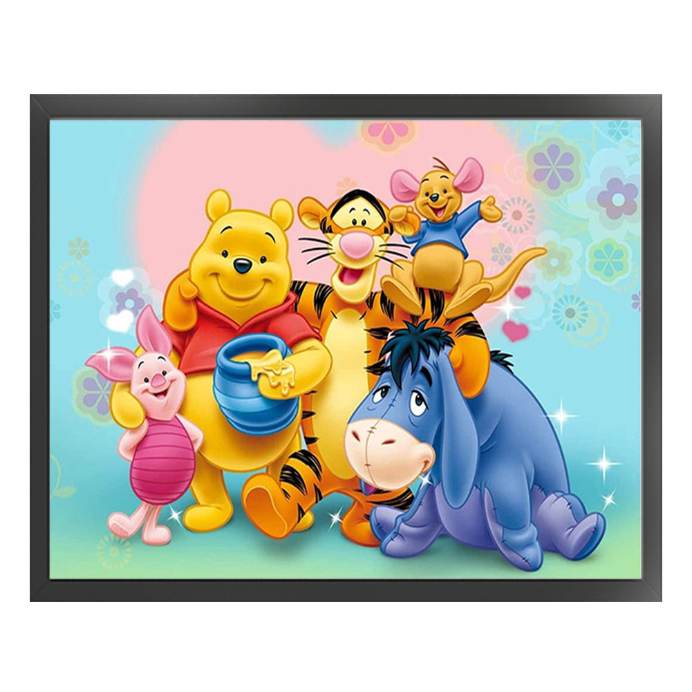 Winnie The Pooh And His Friends - 11CT Stamped Cross Stitch 50*40CM