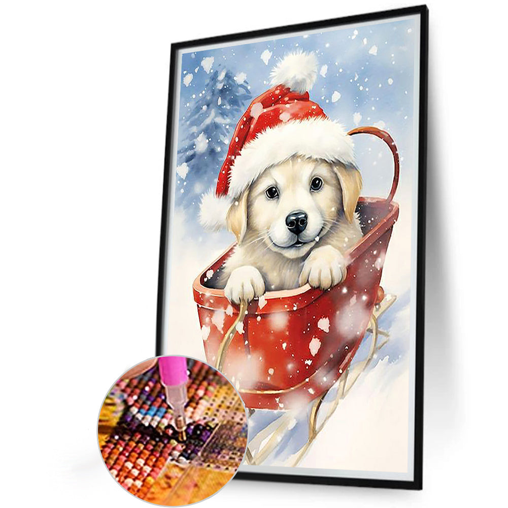Dog Sledding - Full Round Drill Diamond Painting 40*60CM