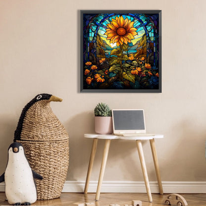 Flowers And Sunflowers - Full Square AB Drill Diamond Painting 30*30CM
