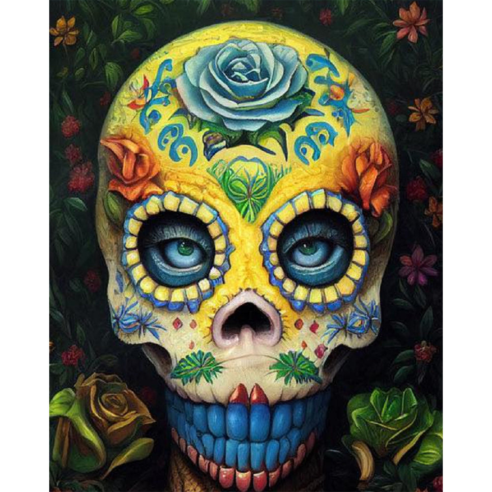 Undead Skeleton - Full AB Round Drill Diamond Painting 40*50CM