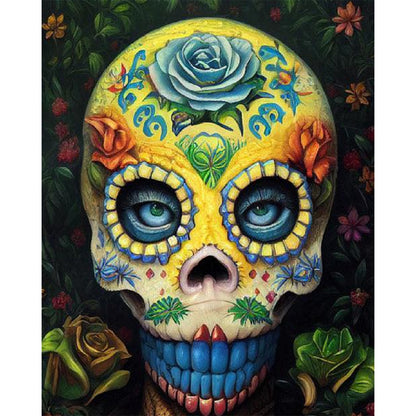 Undead Skeleton - Full AB Round Drill Diamond Painting 40*50CM