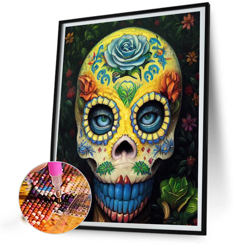 Undead Skeleton - Full AB Round Drill Diamond Painting 40*50CM