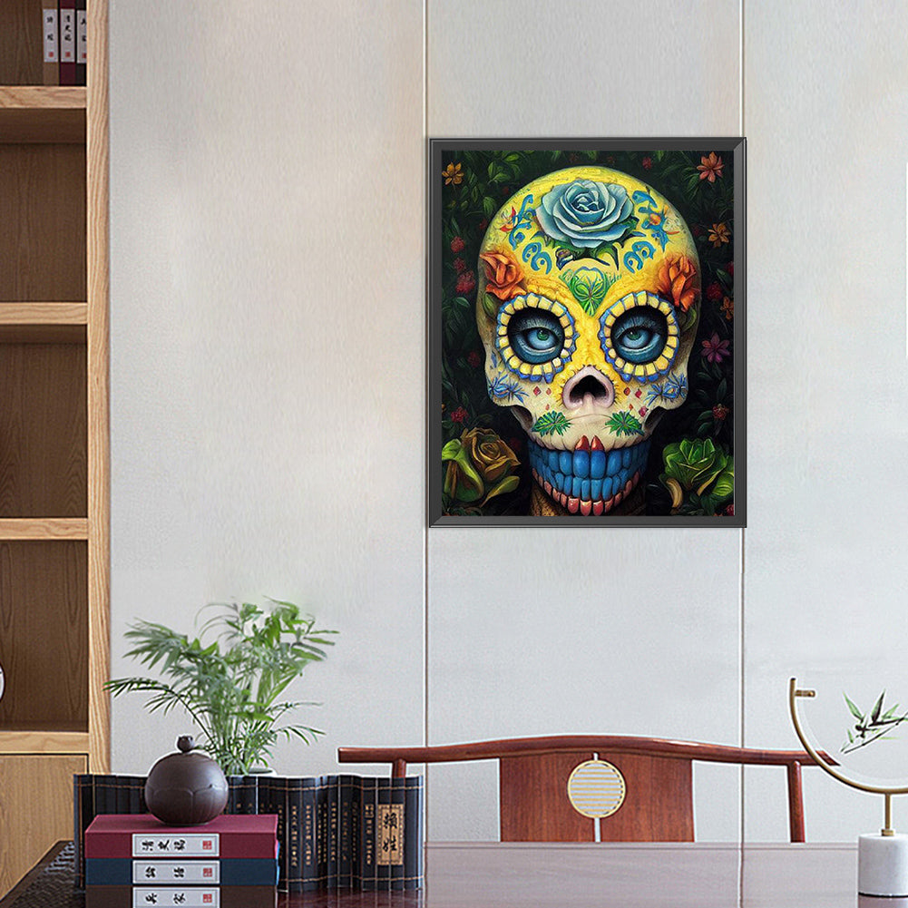 Undead Skeleton - Full AB Round Drill Diamond Painting 40*50CM