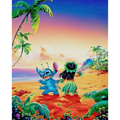 Stitch - 11CT Stamped Cross Stitch 40*50CM(Joy Sunday)