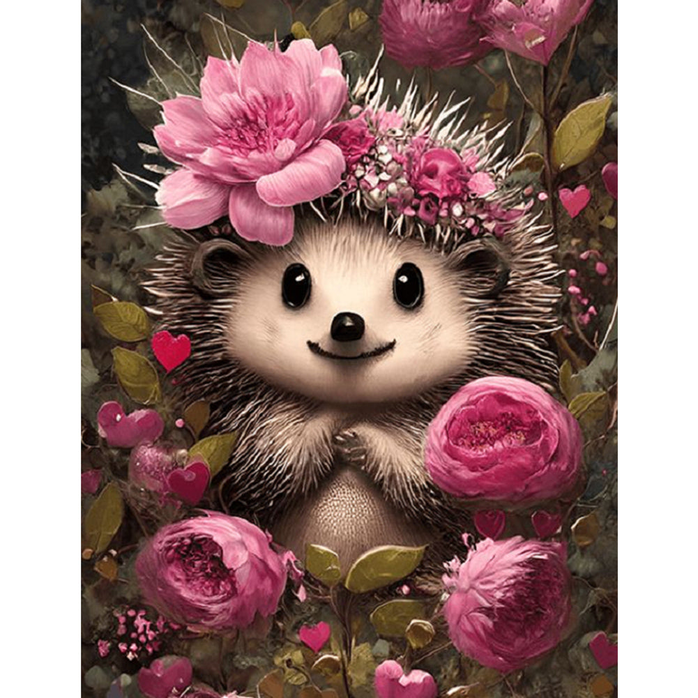 Hedgehog - Full Square Drill Diamond Painting 30*40CM