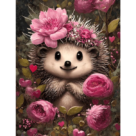Hedgehog - Full Square Drill Diamond Painting 30*40CM