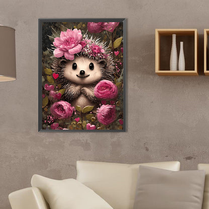 Hedgehog - Full Square Drill Diamond Painting 30*40CM