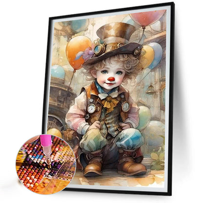 Clown - Full Square Drill Diamond Painting 30*40CM