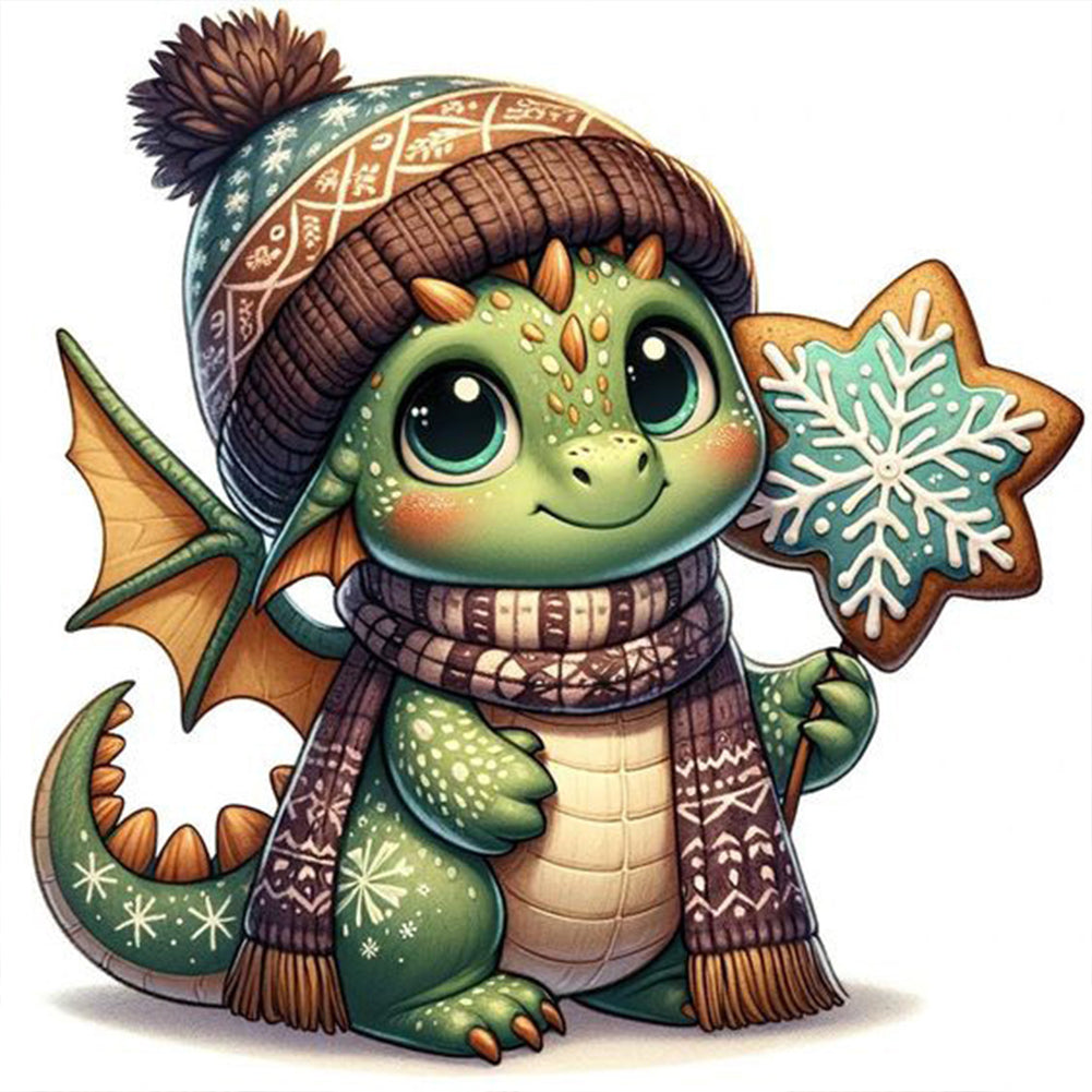 Little Dragon Man - Full Square Drill Diamond Painting 30*30CM