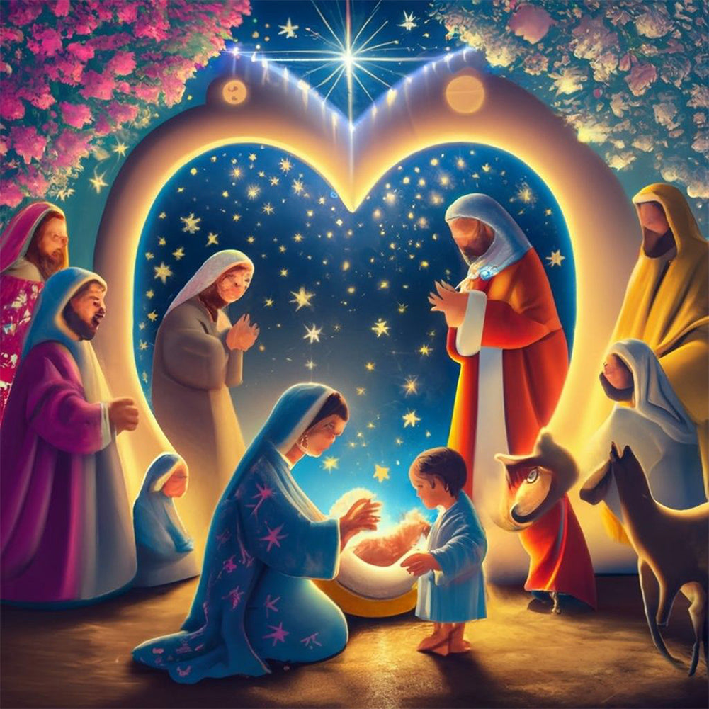 Birth Of Life - Full AB Round Drill Diamond Painting 30*30CM