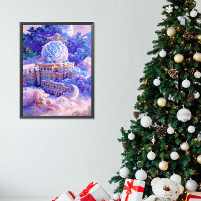 Dreamy Cloud Manor - Full Round Drill Diamond Painting 30*40CM