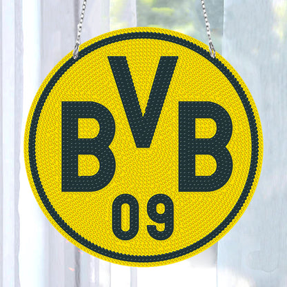 Badge Label Diamond Painting Hanging Pendant Suncatcher Home Decor (BVB 09)