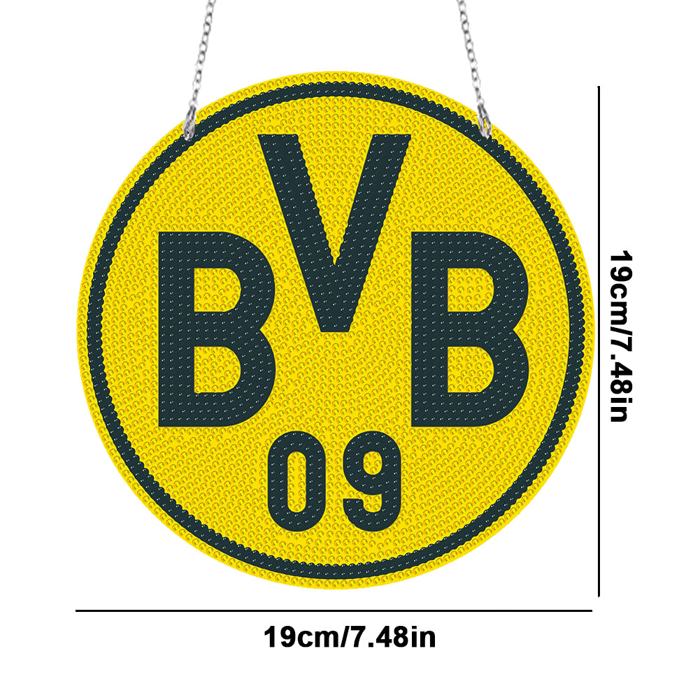 Badge Label Diamond Painting Hanging Pendant Suncatcher Home Decor (BVB 09)