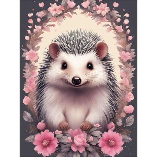 Hedgehog - Full Round Drill Diamond Painting 30*40CM
