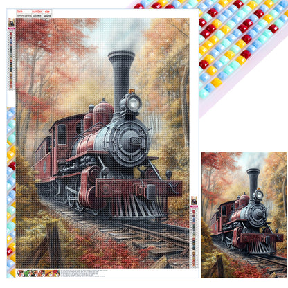 Train - Full Square Drill Diamond Painting 50*70CM
