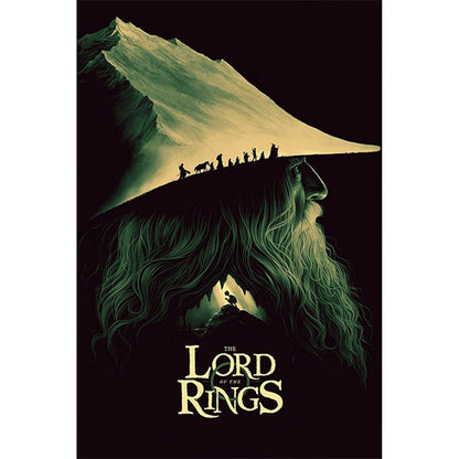 Lord Of The Rings Poster - Full Round Drill Diamond Painting 40*60CM