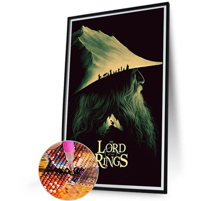 Lord Of The Rings Poster - Full Round Drill Diamond Painting 40*60CM