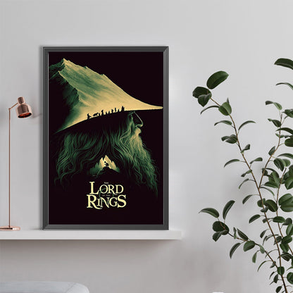 Lord Of The Rings Poster - Full Round Drill Diamond Painting 40*60CM