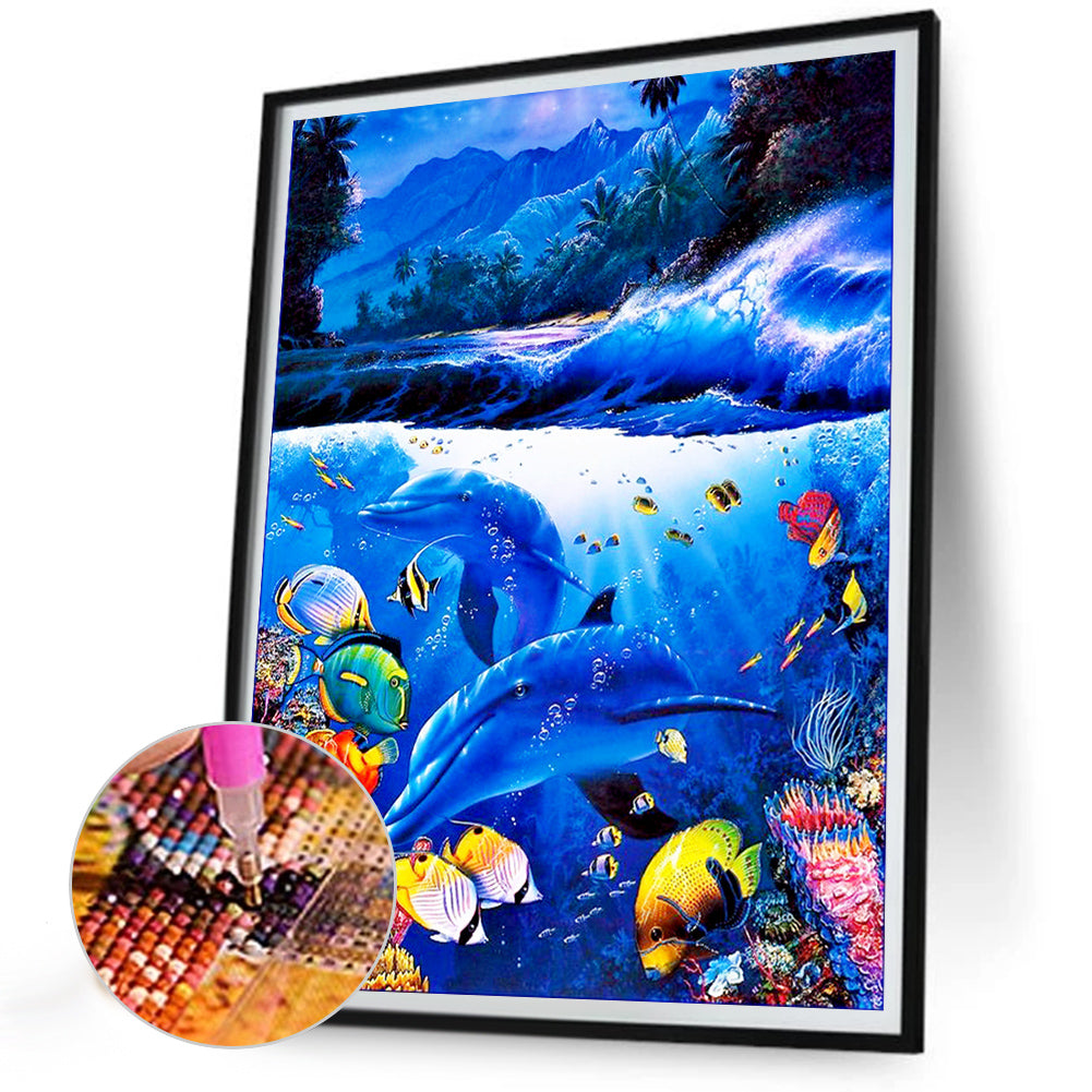 The Underwater World - Full Round Drill Diamond Painting 30*40CM