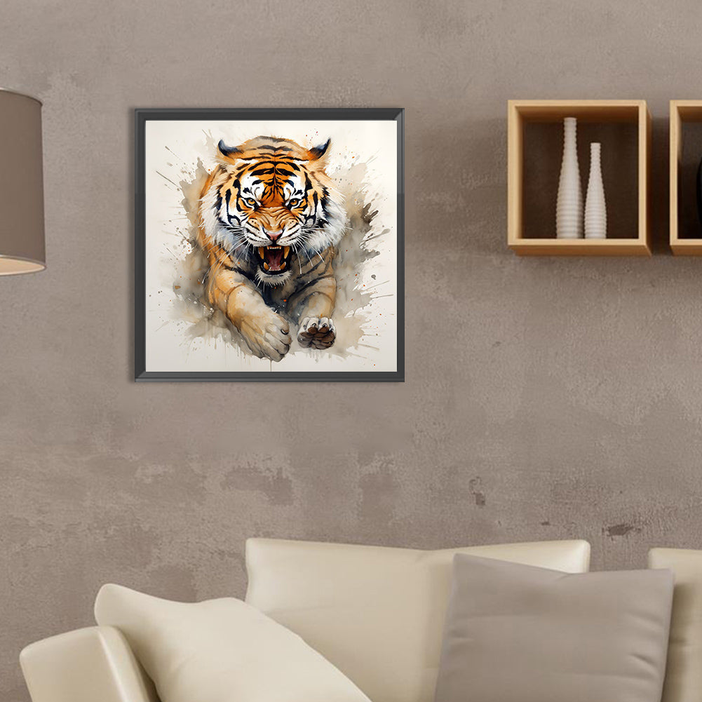 Tiger - Full Round Drill Diamond Painting 35*35CM