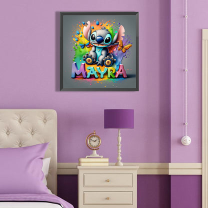 Happy Stitch - Full Round Drill Diamond Painting 40*40CM