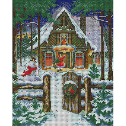 Santa Claus Is Coming - 14CT Stamped Cross Stitch 38*48CM(Joy Sunday)