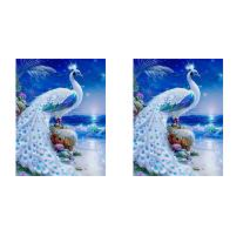 Gorgeous Peacock - Full Round Drill Diamond Painting 30*40CM