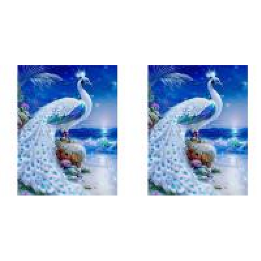 Gorgeous Peacock - Full Round Drill Diamond Painting 30*40CM