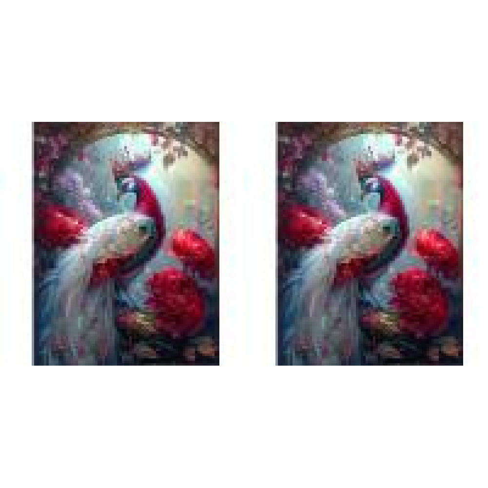 Gorgeous Peacock - Full Round Drill Diamond Painting 30*40CM