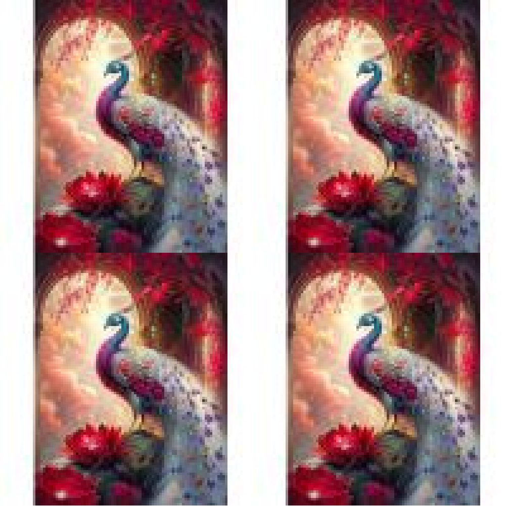 Gorgeous Peacock - Full Round Drill Diamond Painting 30*40CM