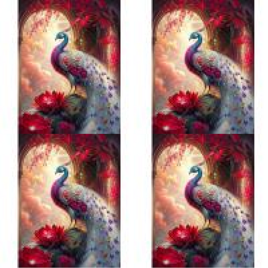 Gorgeous Peacock - Full Round Drill Diamond Painting 30*40CM