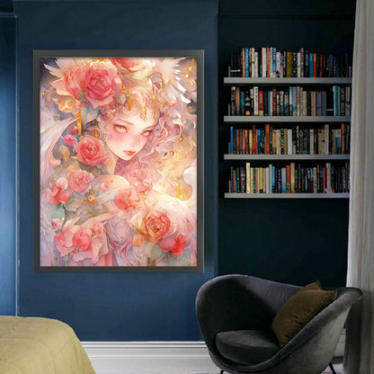 Flower Girl - 11CT Stamped Cross Stitch 50*65CM