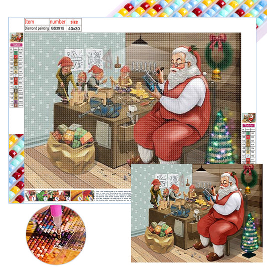 Santa Claus - Full Square Drill Diamond Painting 40*30CM