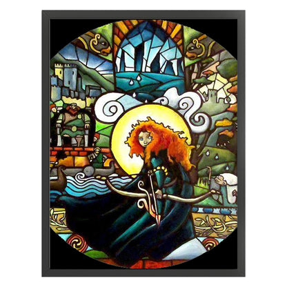 Cartoon - 11CT Stamped Cross Stitch 50*65CM