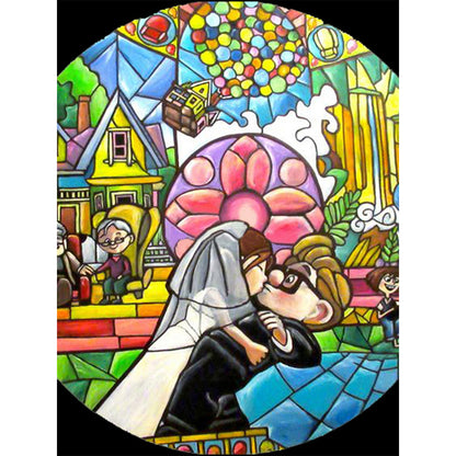 Cartoon - 11CT Stamped Cross Stitch 50*65CM