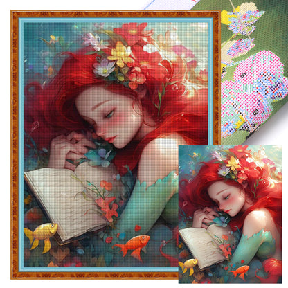 Girl - 11CT Stamped Cross Stitch 50*65CM