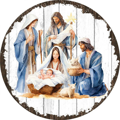 Nativity - 11CT Stamped Cross Stitch 50*50CM