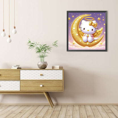 Hello Kitty - AB Round Drill Diamond Painting 40*40CM