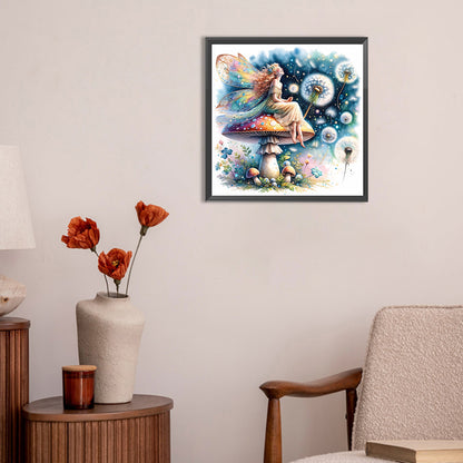 Mushroom Fairy - Full Round Drill Diamond Painting 30*30CM