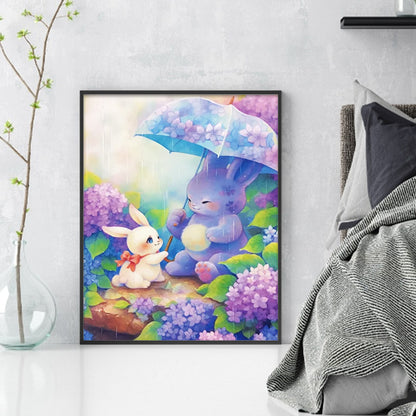 Cartoon - 11CT Stamped Cross Stitch 40*50CM