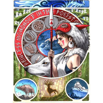 Figure - 11CT Stamped Cross Stitch 40*56CM