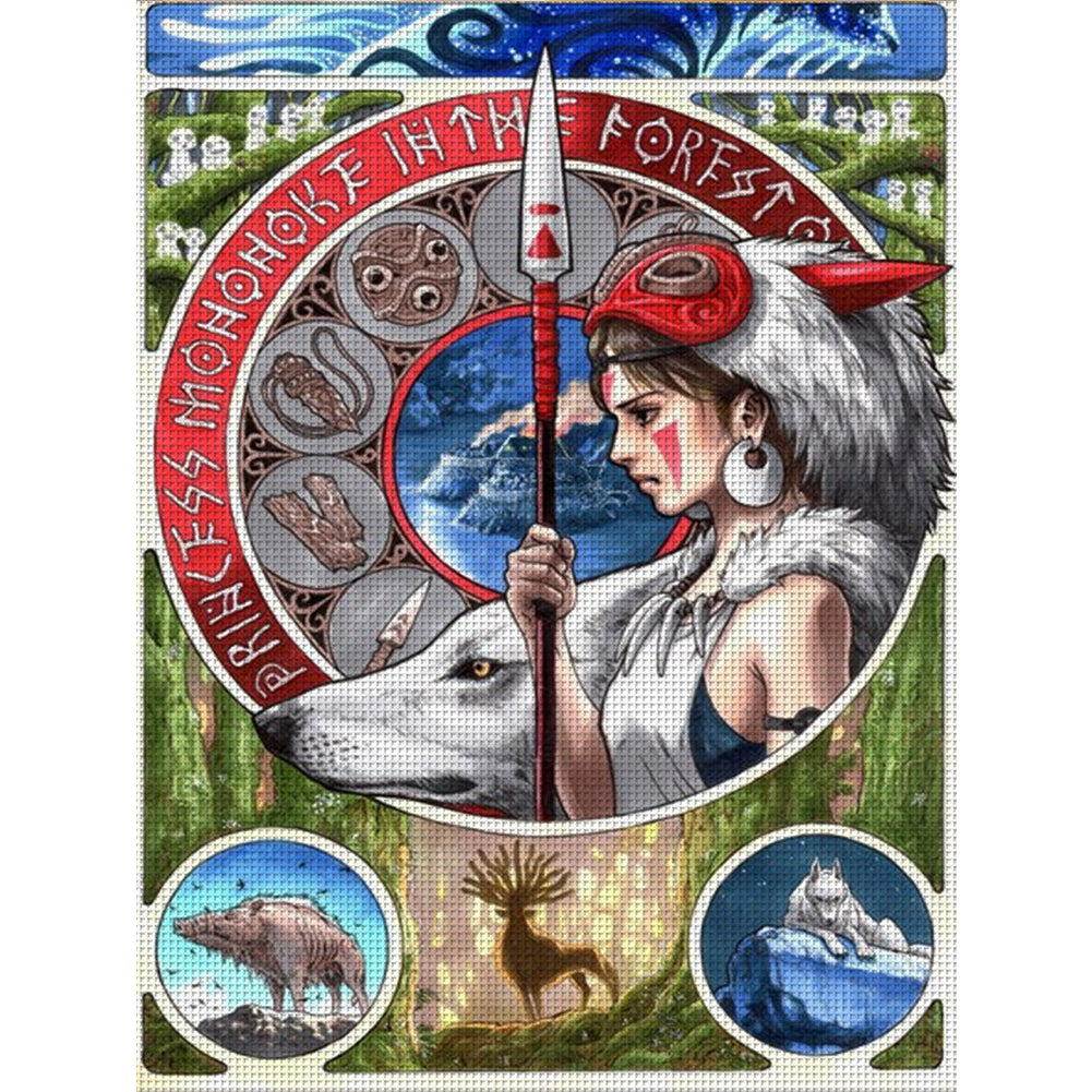 Figure - 11CT Stamped Cross Stitch 40*56CM