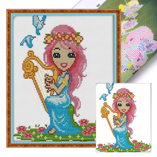 Virgo - 14CT Stamped Cross Stitch 22*26CM(Joy Sunday)